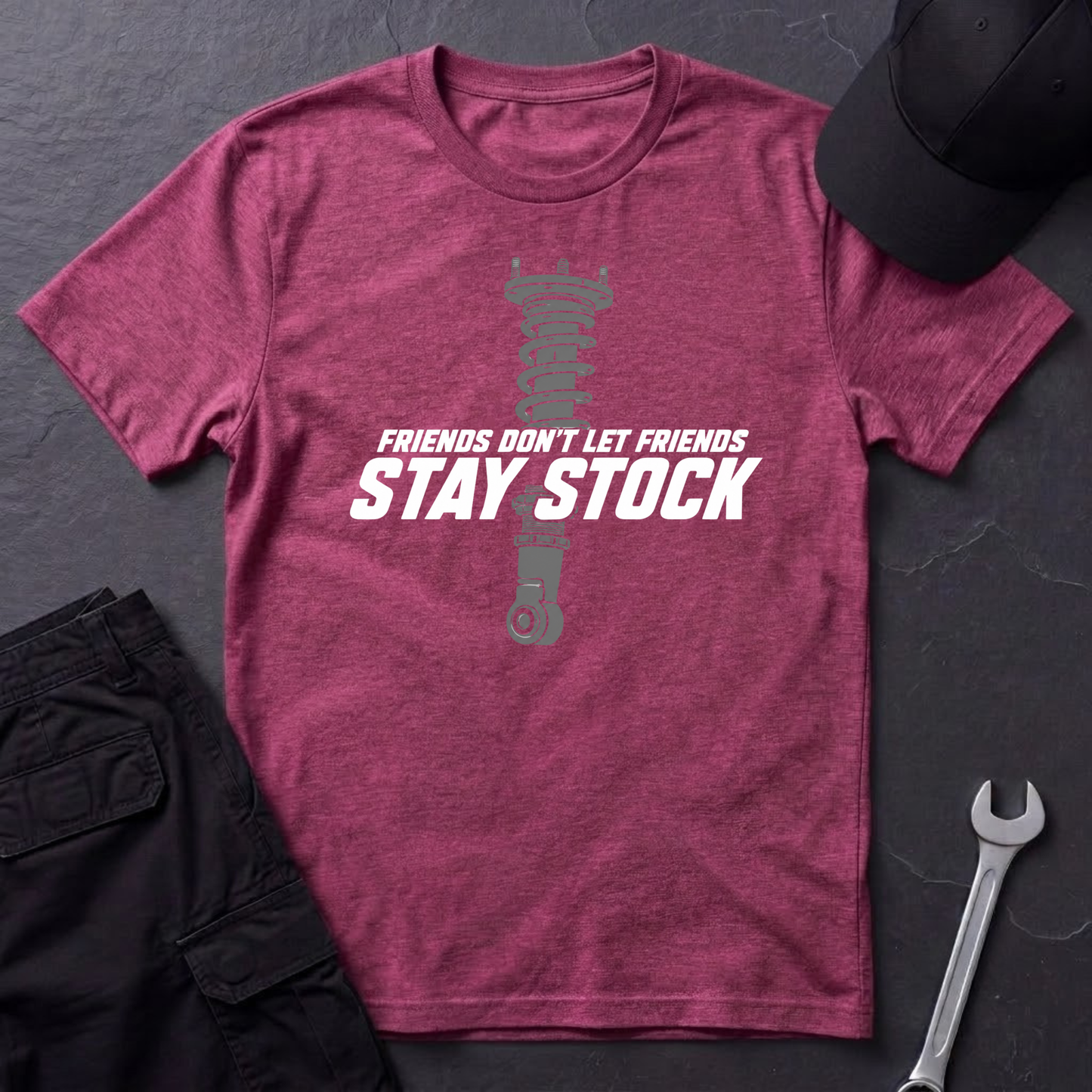 Friends Don't Stay Stock   T-Shirt
