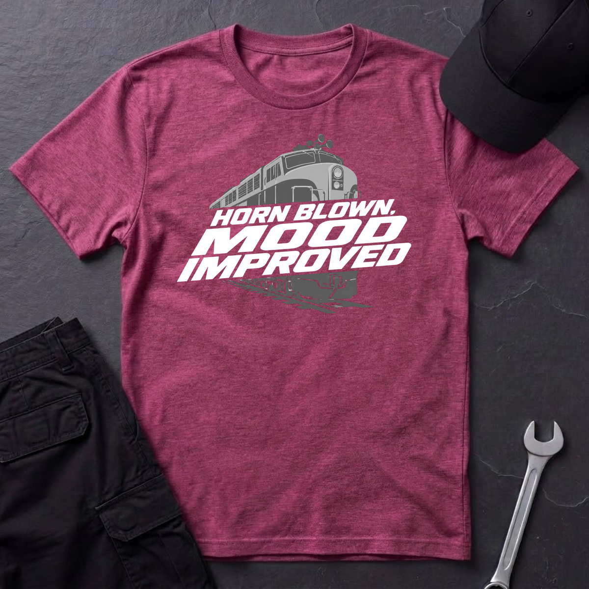 Horn Blown, Train   T-Shirt