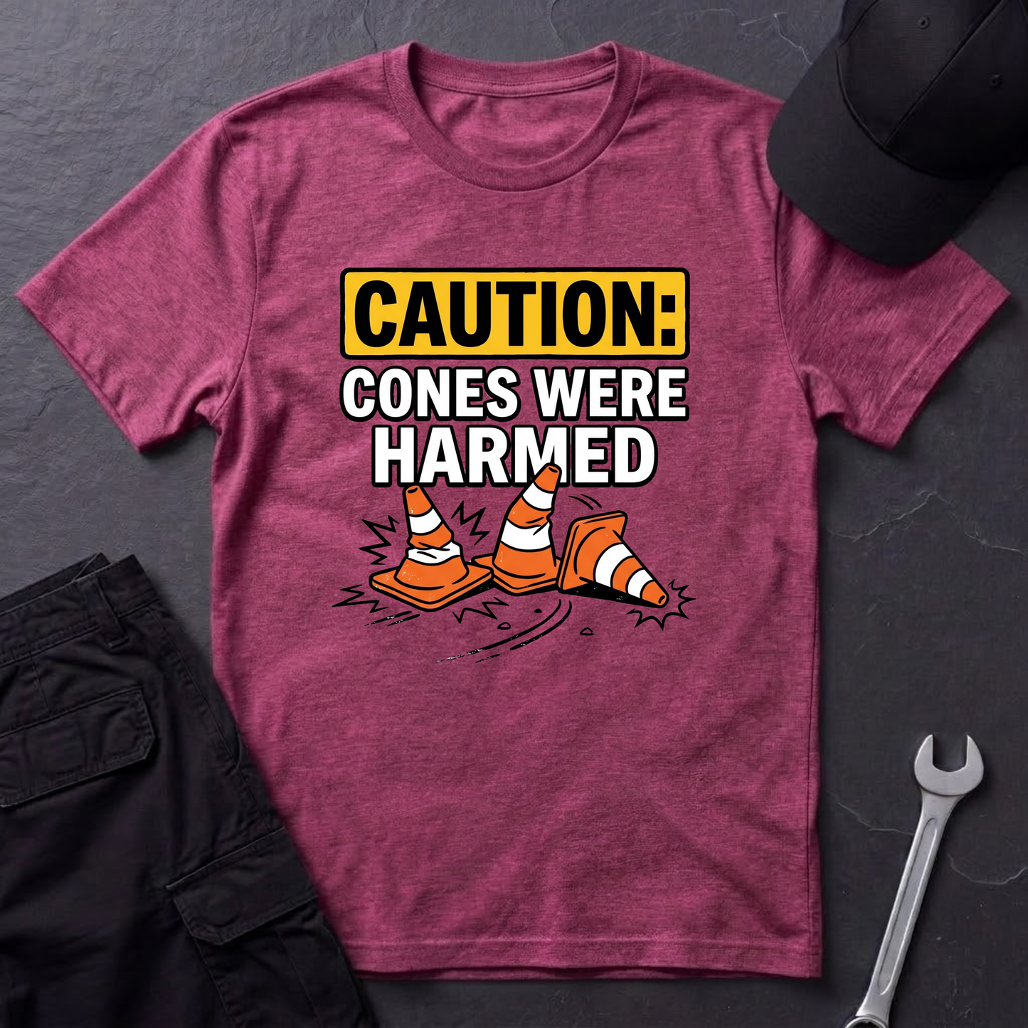 Autocross Cones Harmed  T-Shirt
