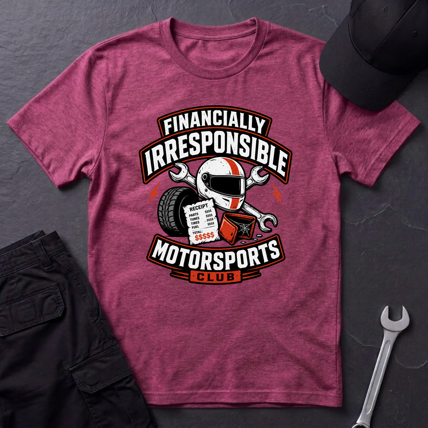 Financially Irresponsible Motorsports  T-Shirt