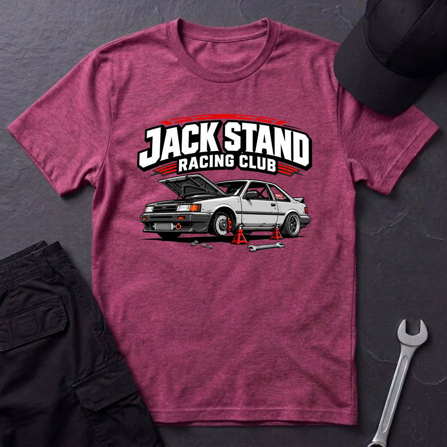 Jack Stand Racing Club  T-Shirt
