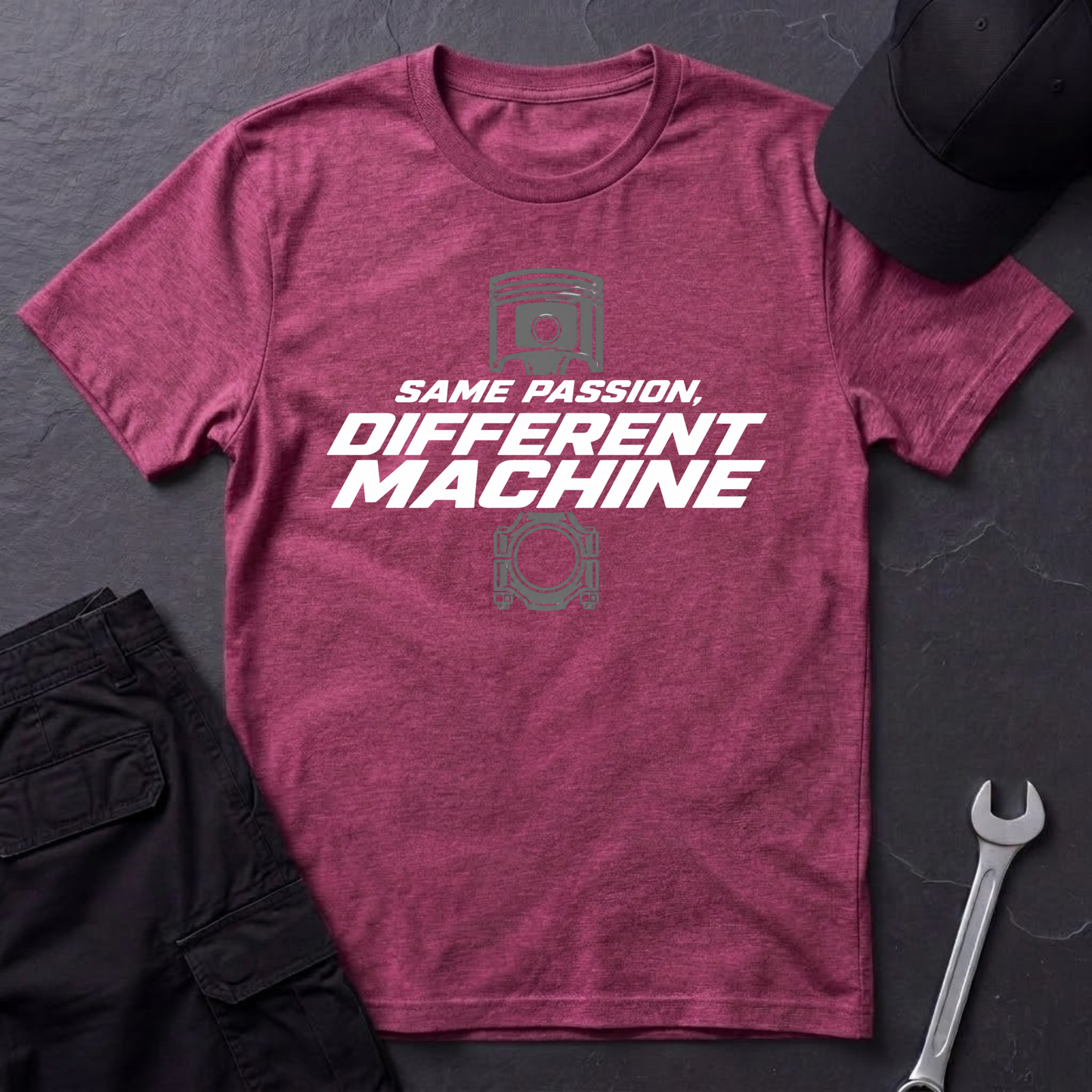 Same Passion , Different Machine   T-Shirt
