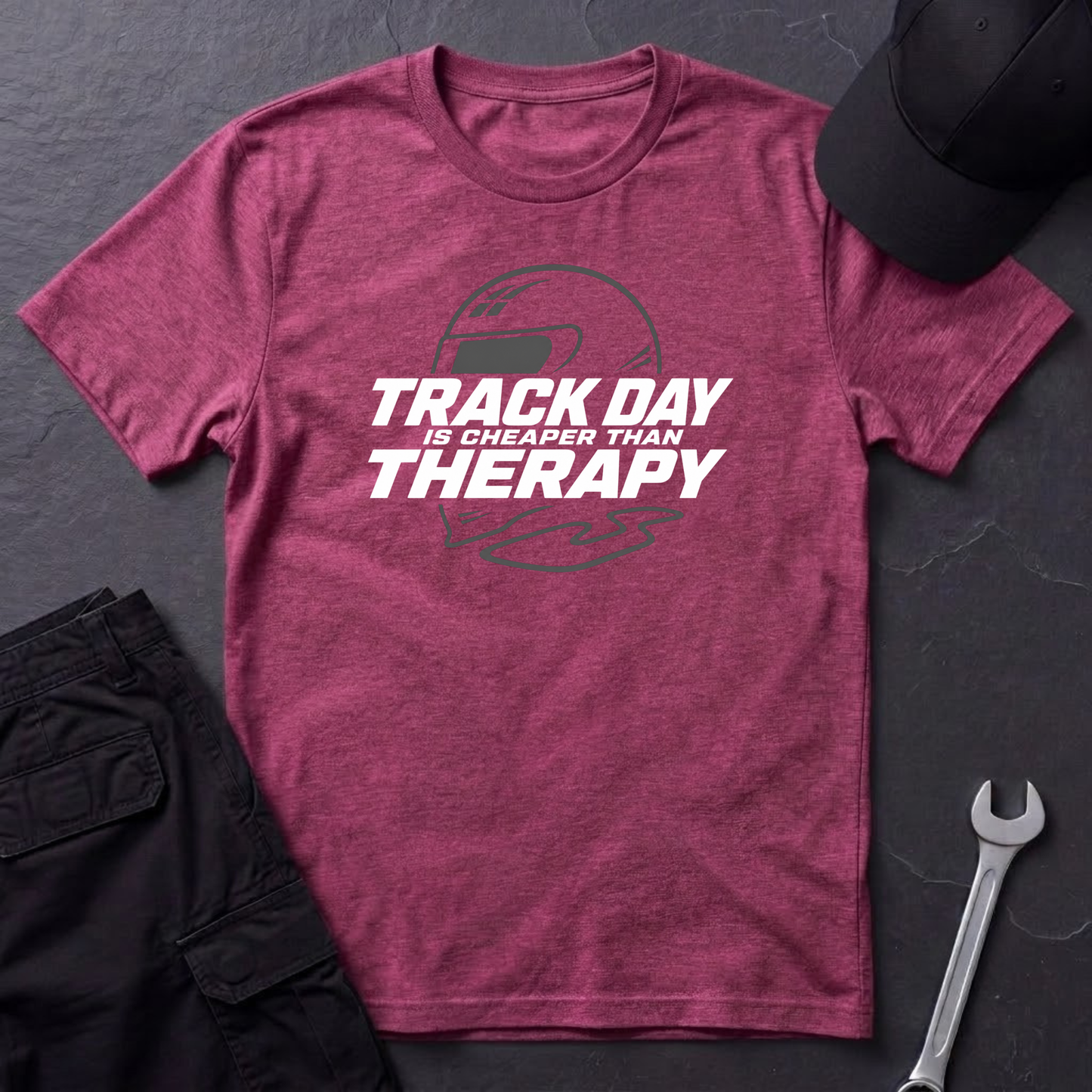 Track Day Therapy   T-Shirt