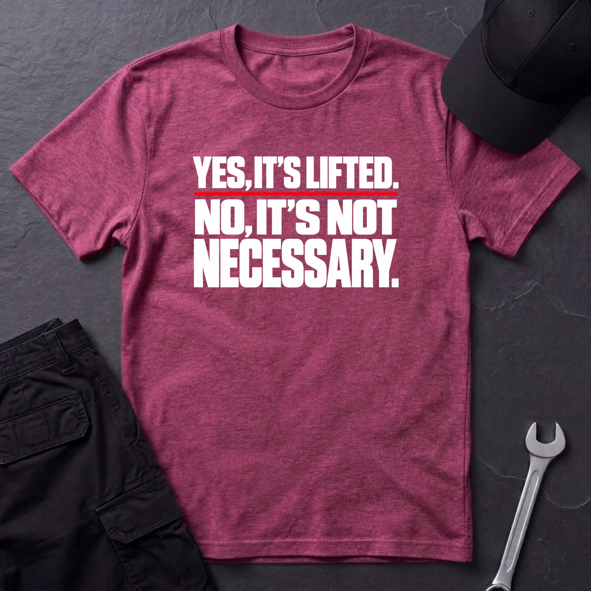 Yes, It's Lifted.  T-Shirt