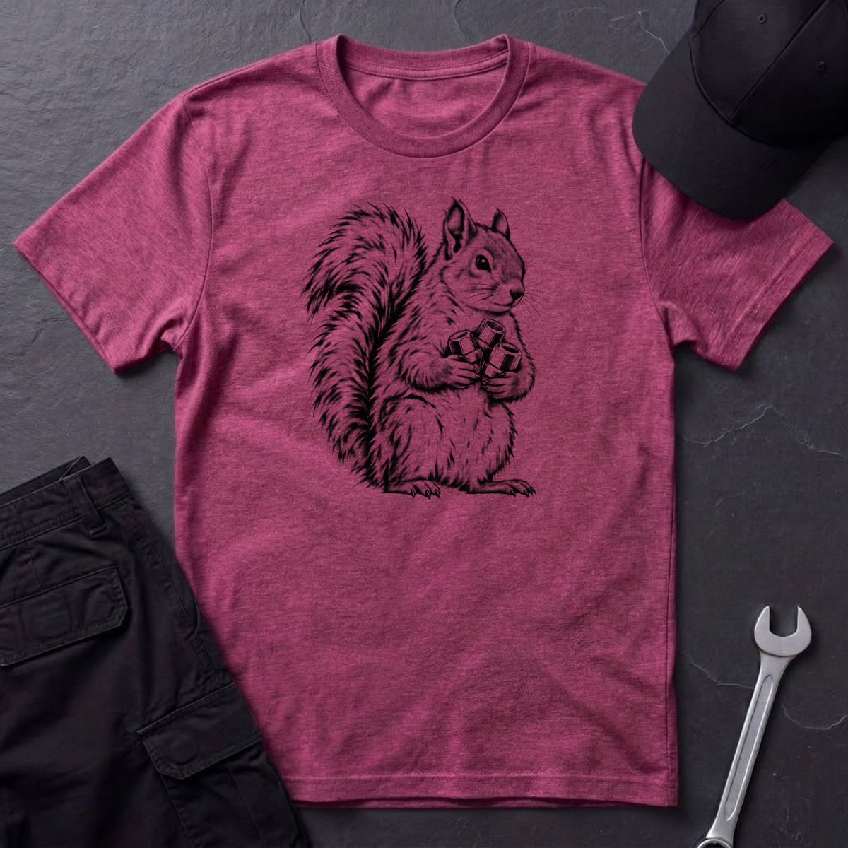Gathering Nuts  T-Shirt