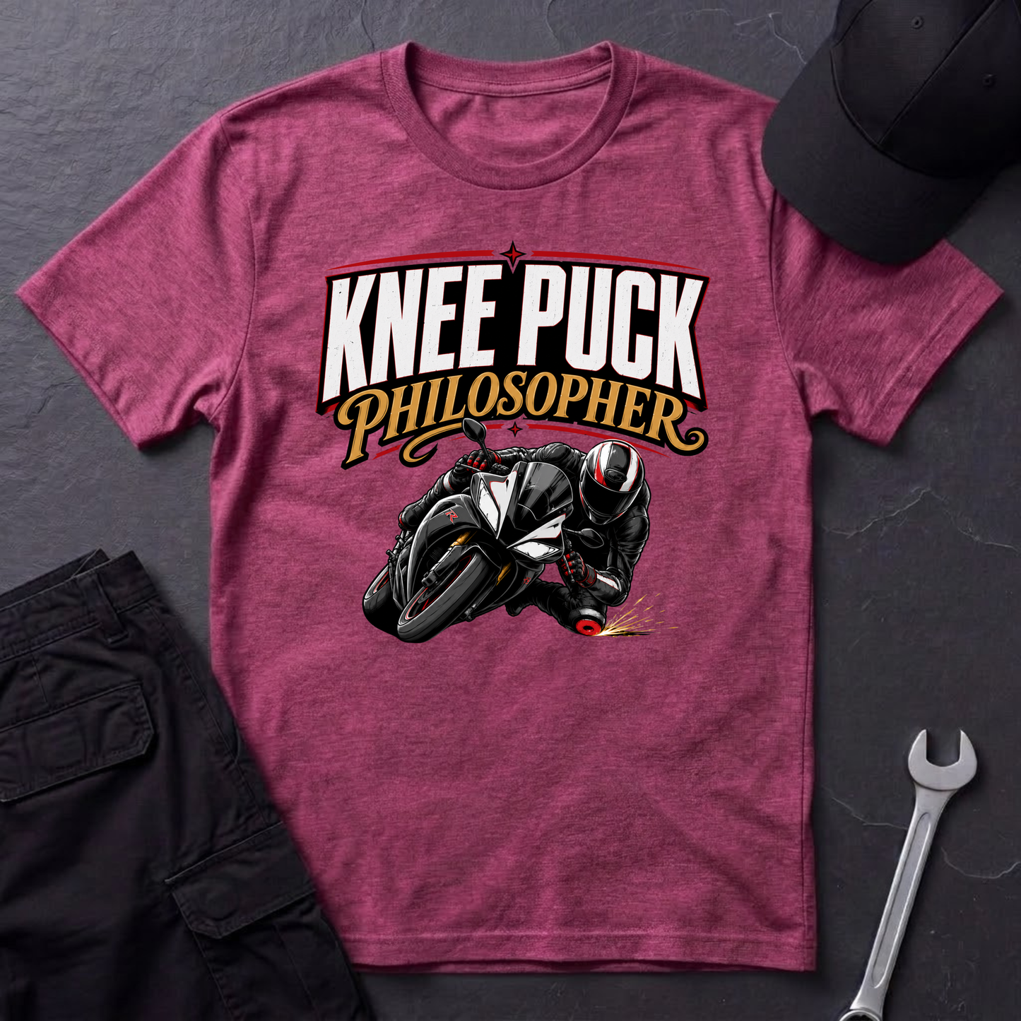 Knee Puck Philosopher  T-Shirt