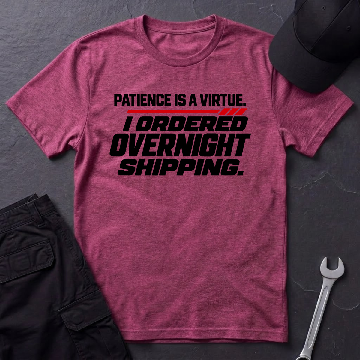Patience Is A Virtue.  T-Shirt