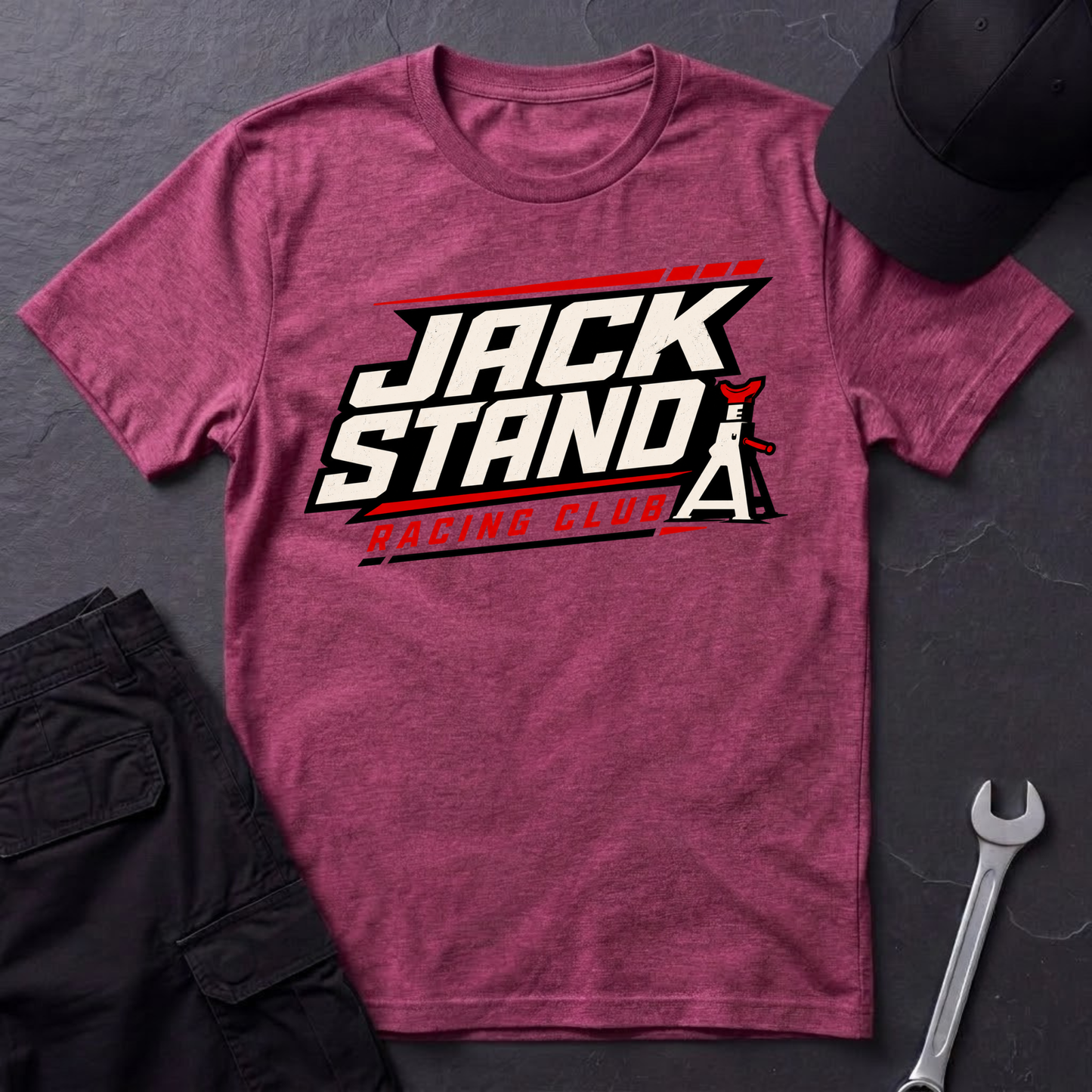 Jack Stand Race Club  T-Shirt