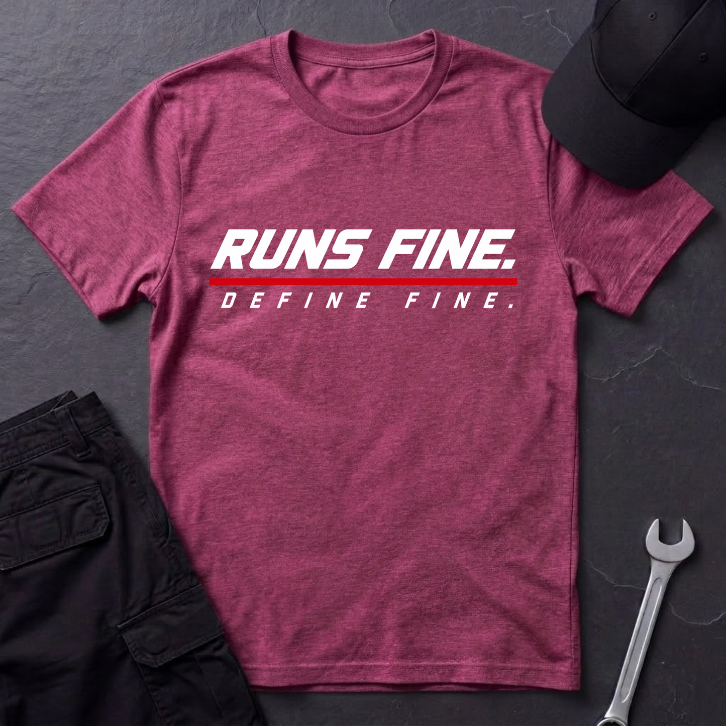 Runs Fine.   T-Shirt