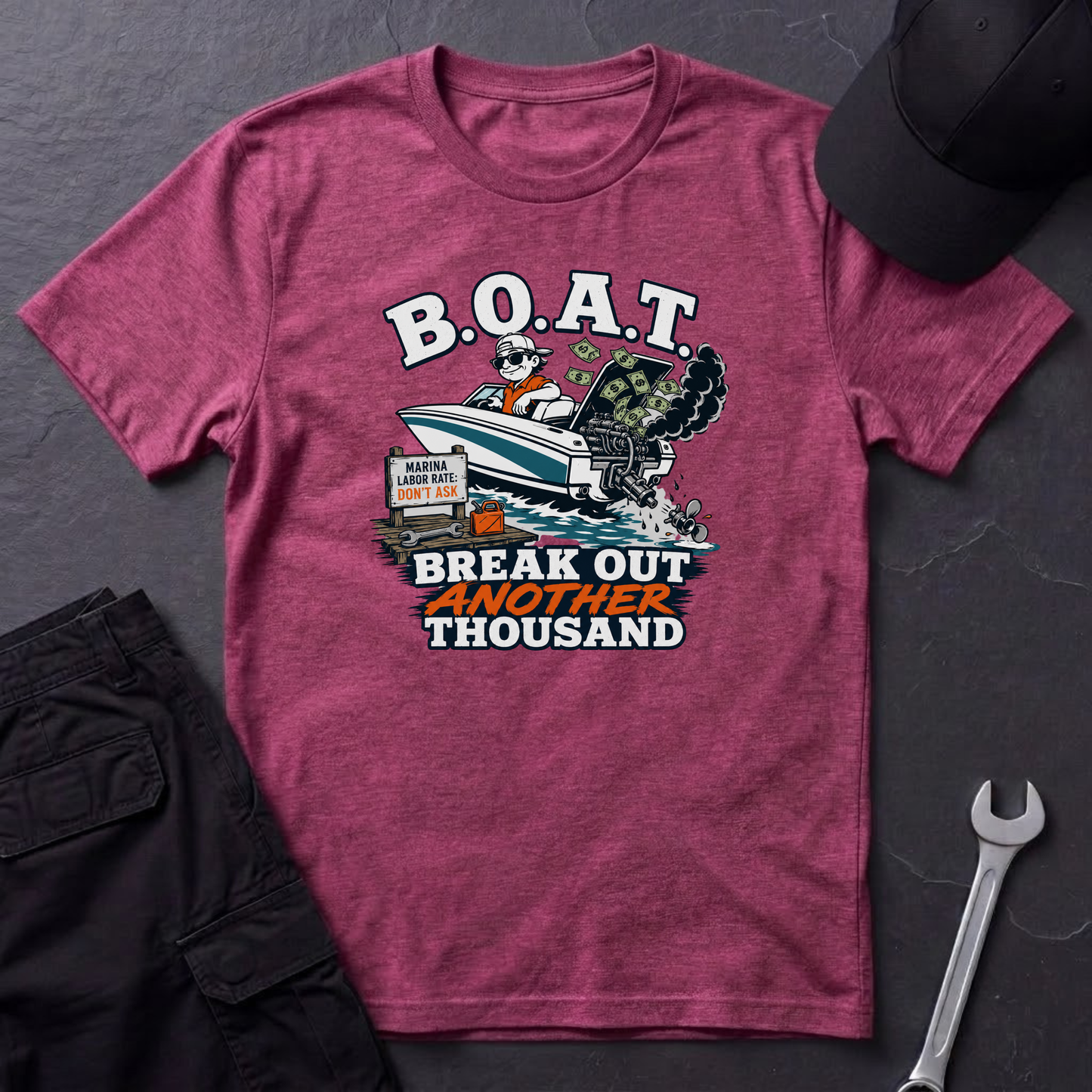 B.O.A.T. Design T-Shirt