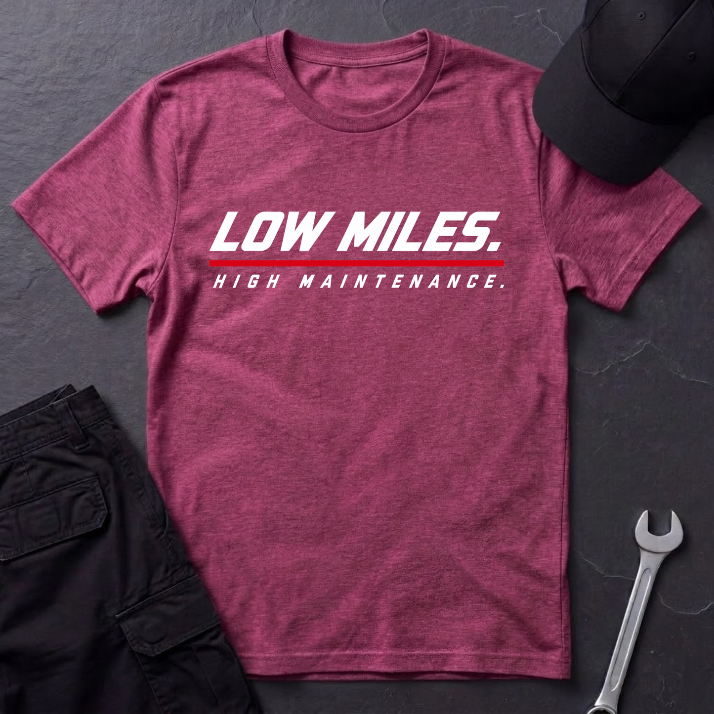 Low Miles.   T-Shirt