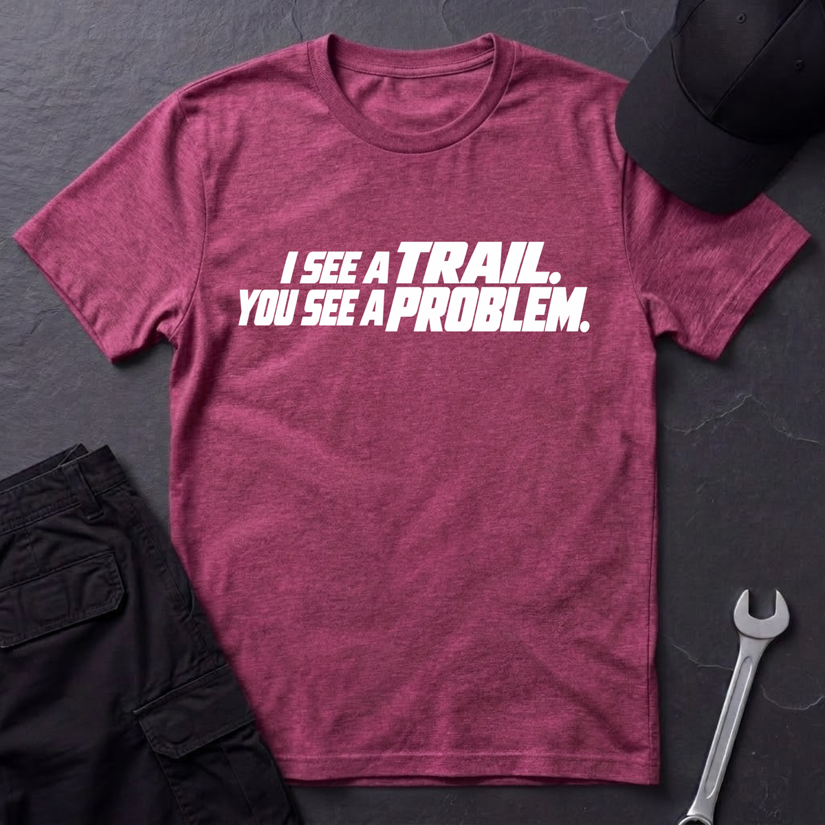 I See A Trail.  T-Shirt