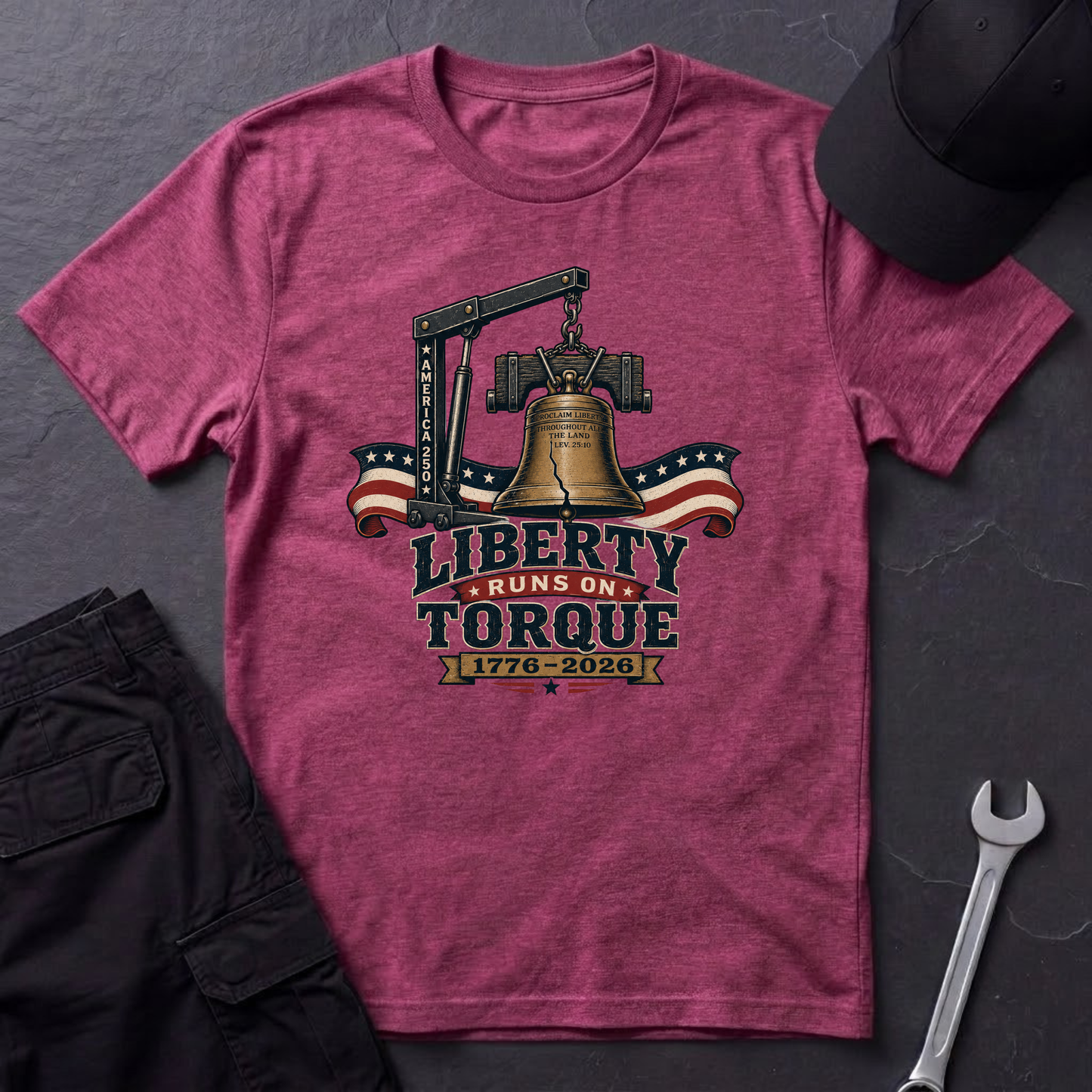 Liberty Runs On Torque   T-Shirt