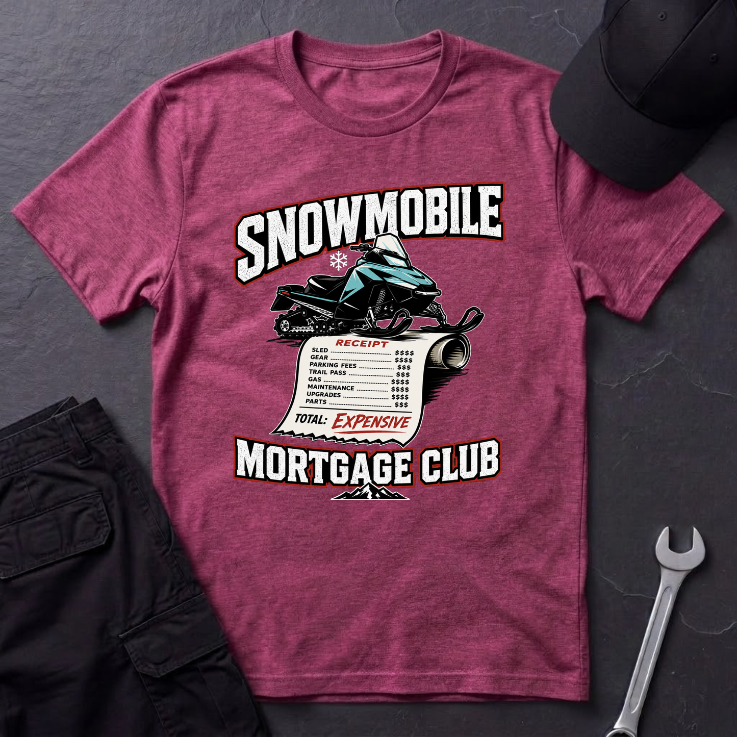 Snowmobile Mortgage Club  T-Shirt