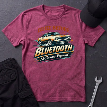 Before Bluetooth Musclecar T-Shirt