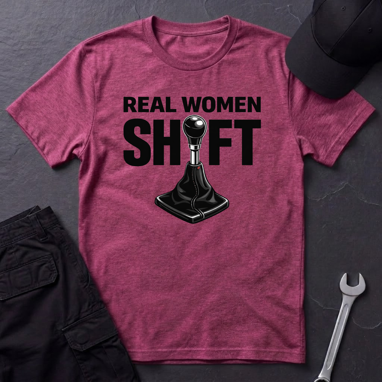 Real Women Shift black  T-Shirt