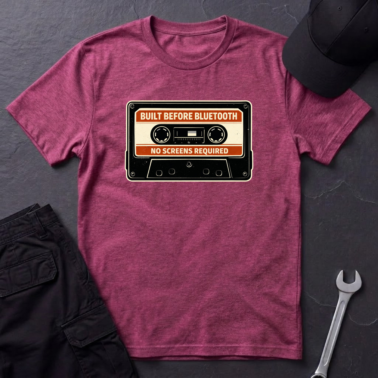 Before Bluetooth Cassette T-Shirt