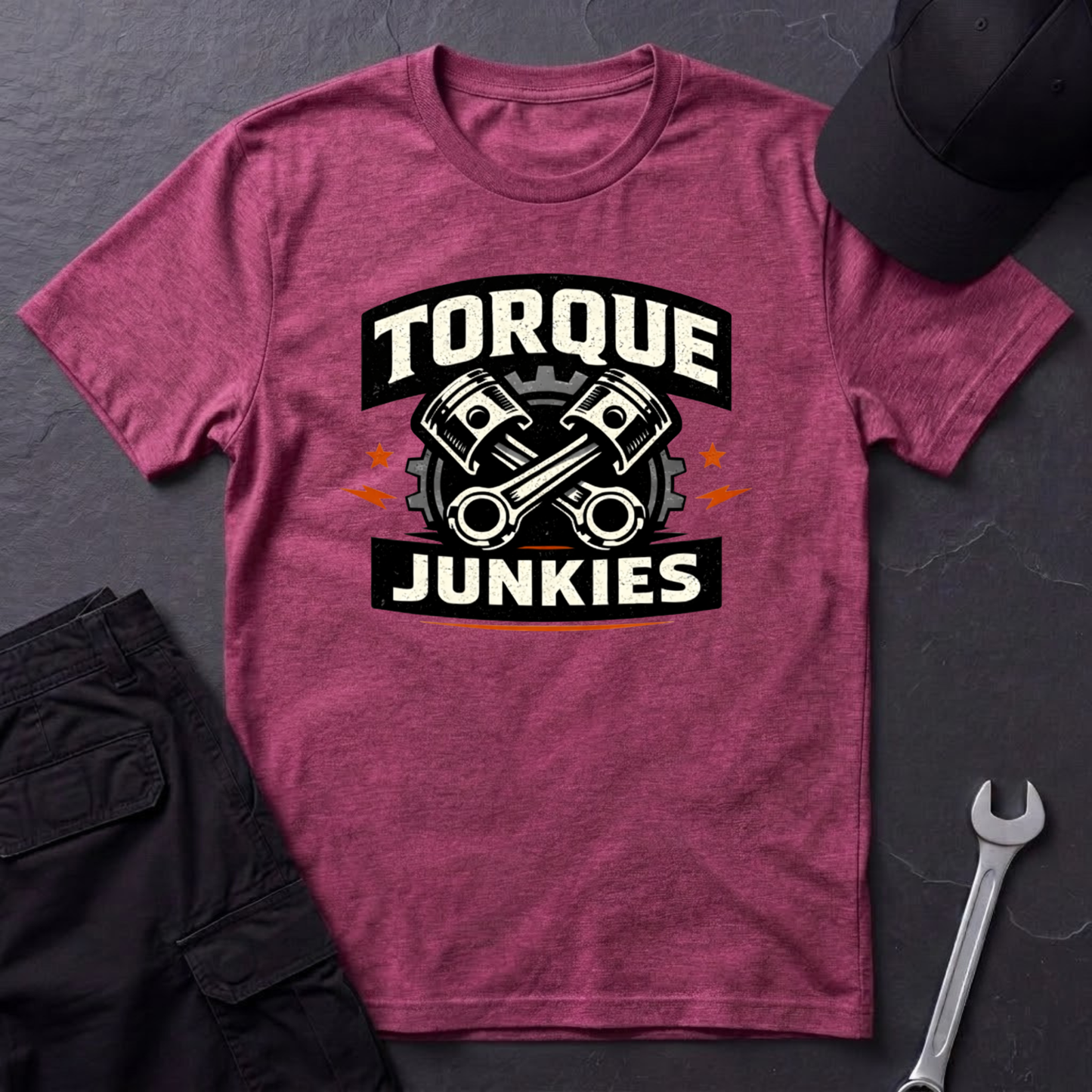 Torque Junkies Pistons  T-Shirt