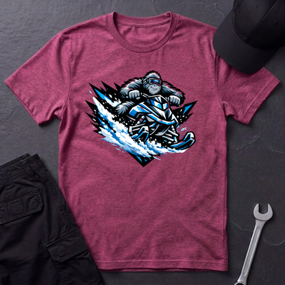 Sasquatch Snowmobile  T-Shirt