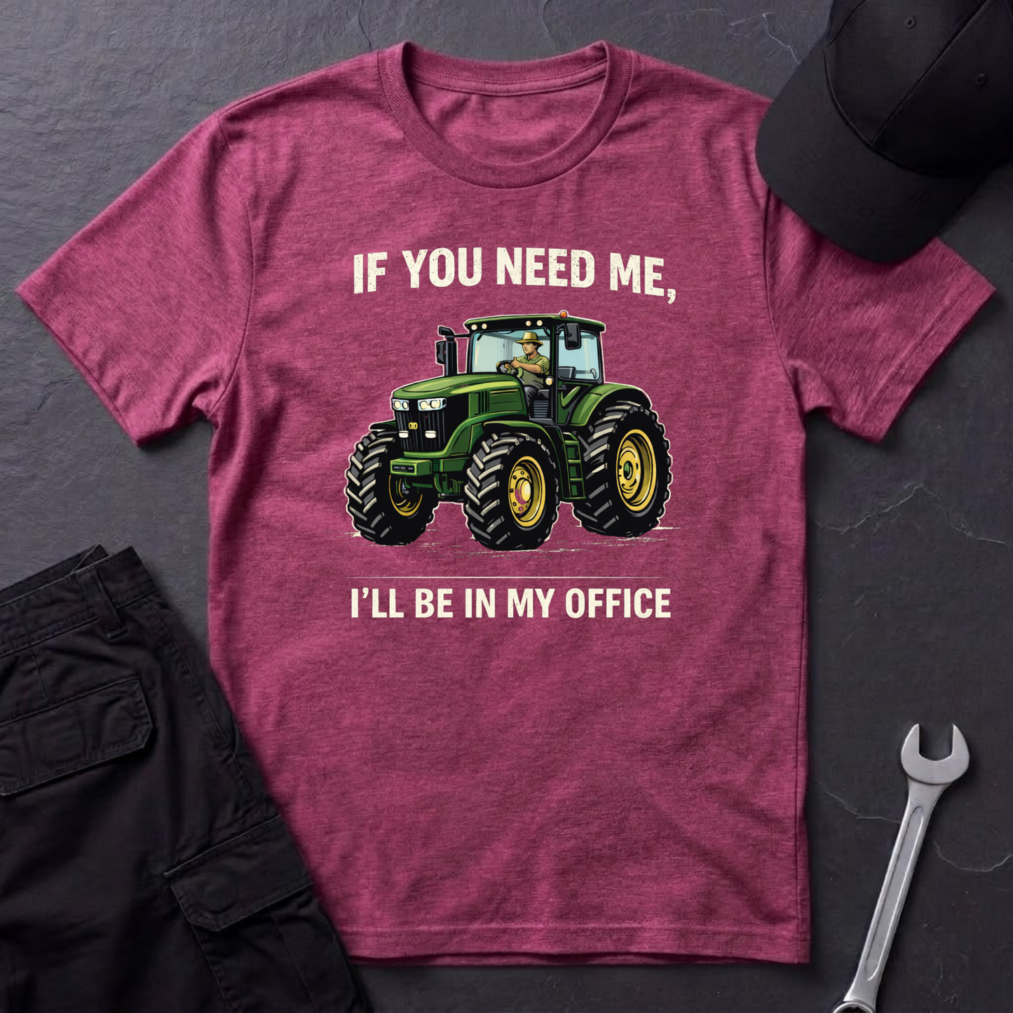 I'll Be In My Office Tractor  T-Shirt