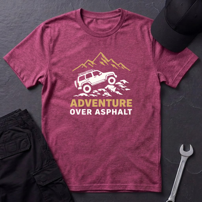 Adventure Over Asphalt T-Shirt