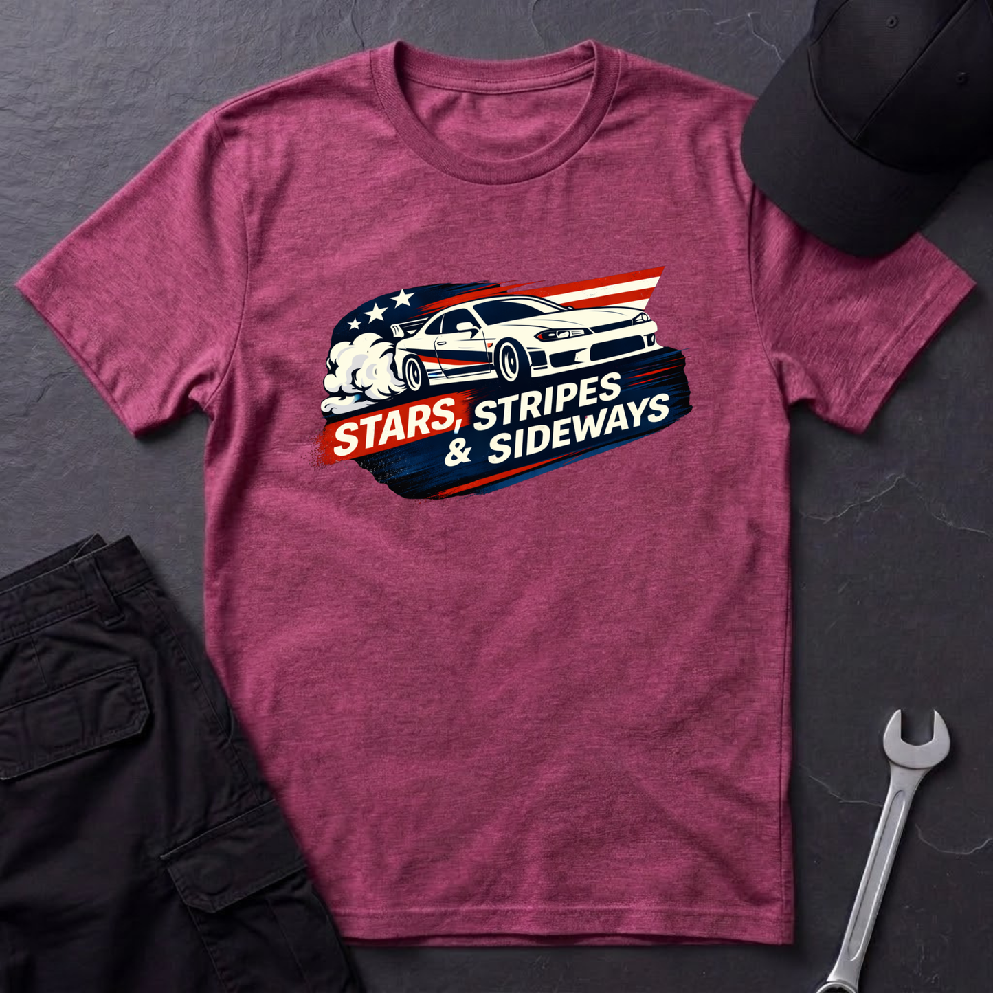 Stars,Stripes, And Sideways  T-Shirt