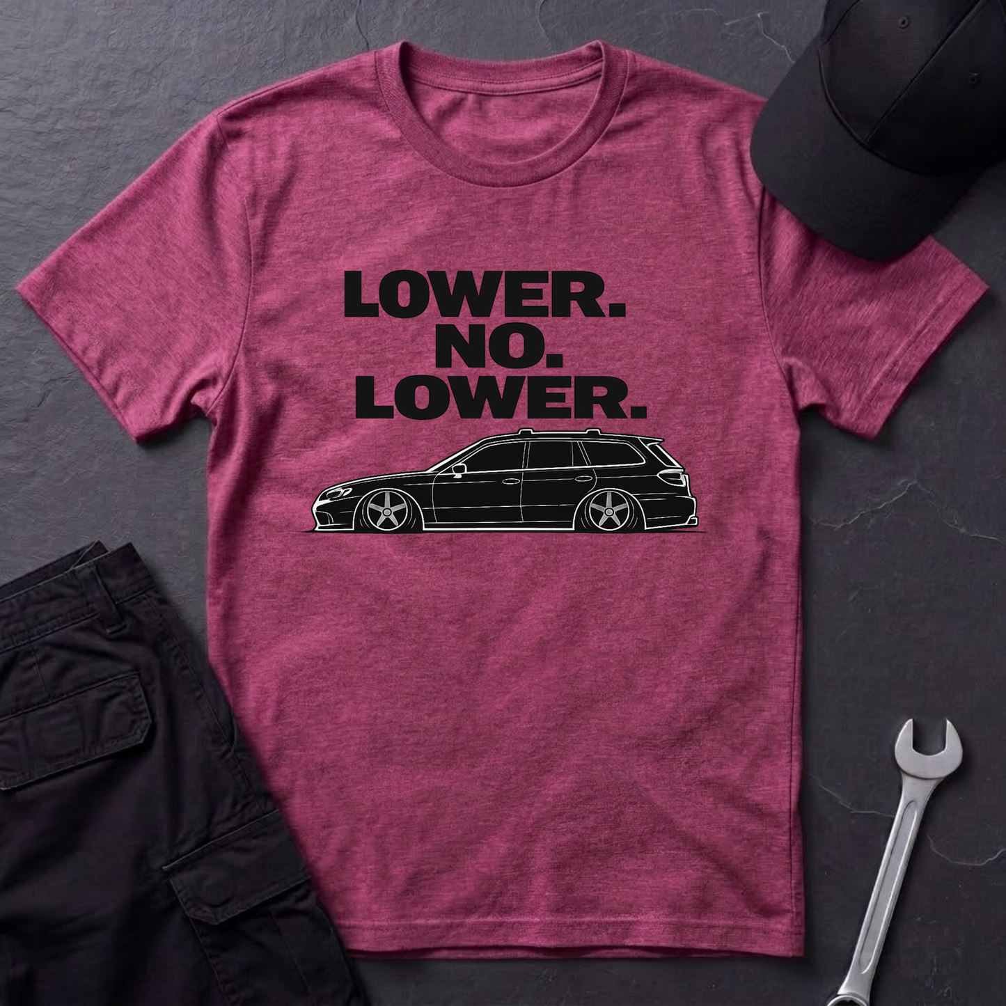 Lower No Lower black  T-Shirt