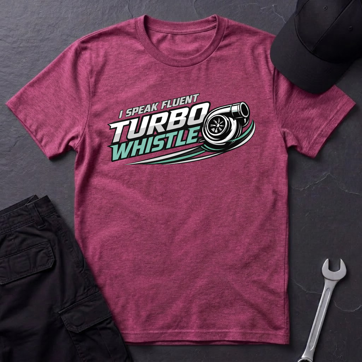 Speak Fluent Turbo Whistle  T-Shirt