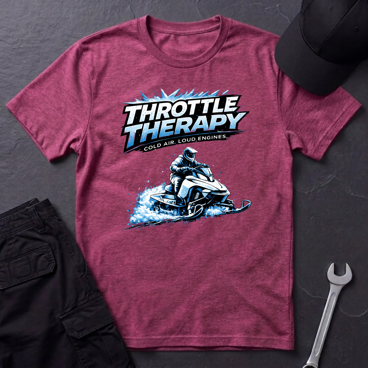 Throttle Therapy Snowmobile  T-Shirt