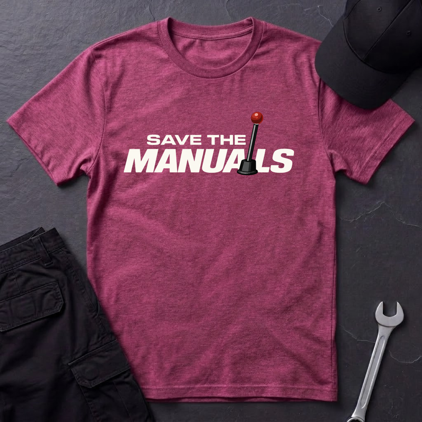 Save The Manuals Outline  T-Shirt