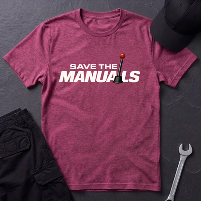 Save The Manuals Outline  T-Shirt