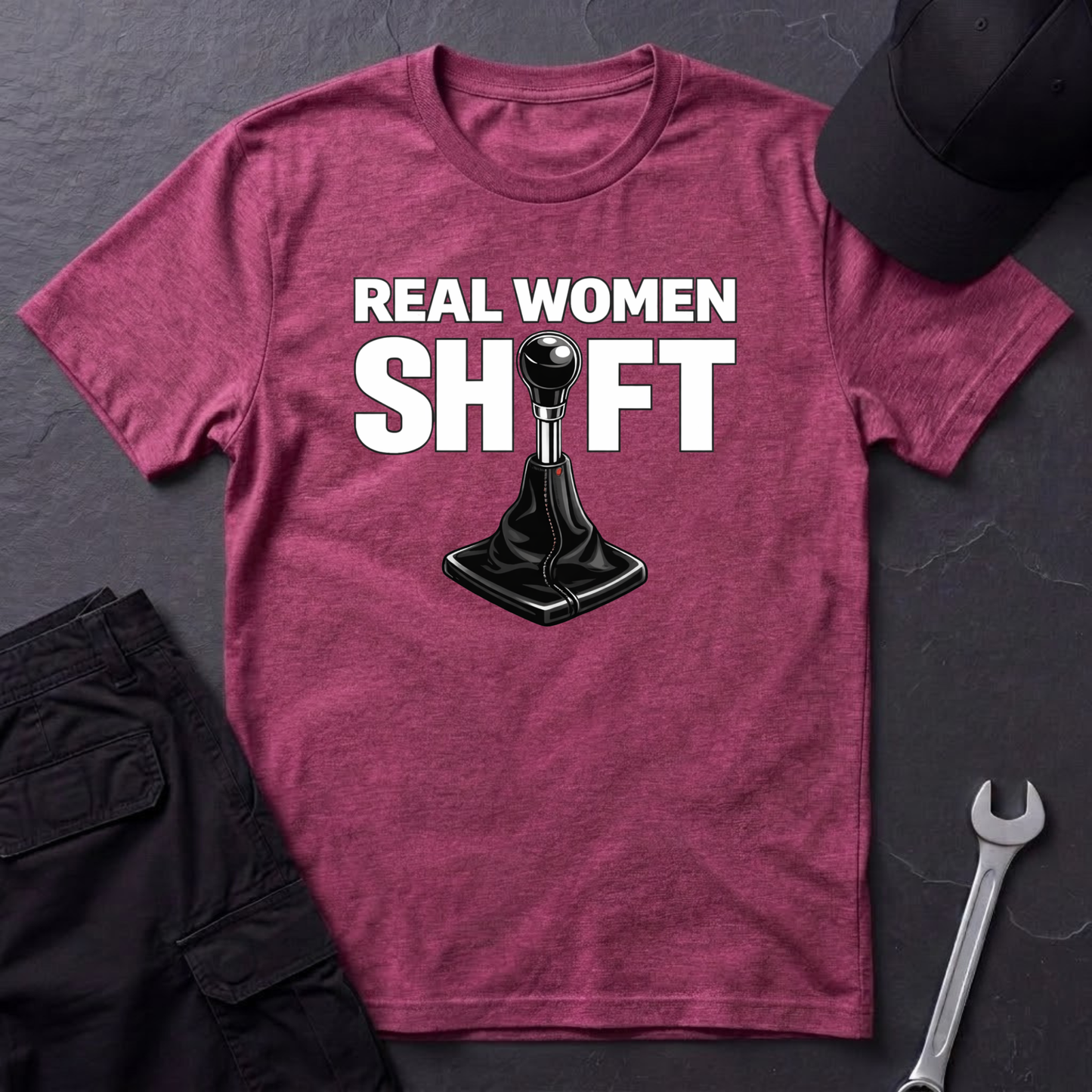 Real Women Shift white  T-Shirt