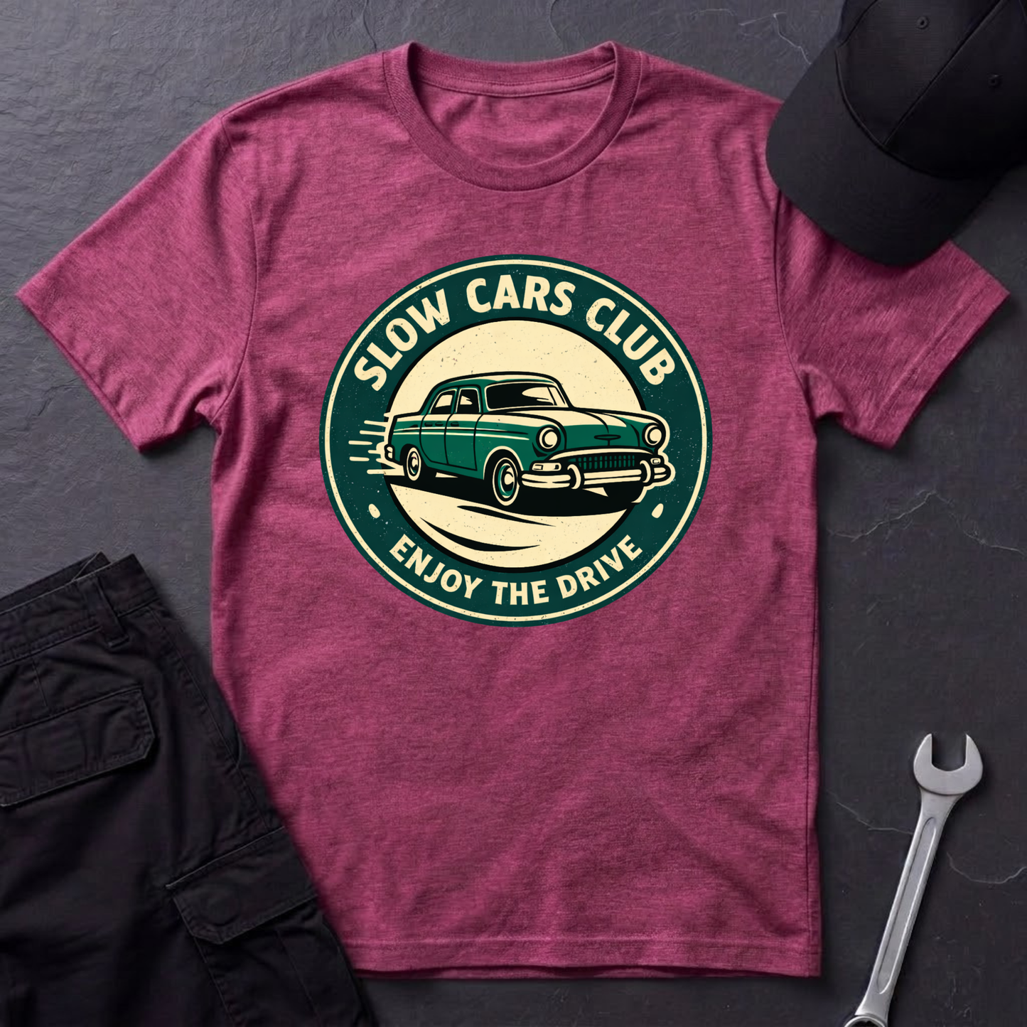 Slow Cars Club  T-Shirt