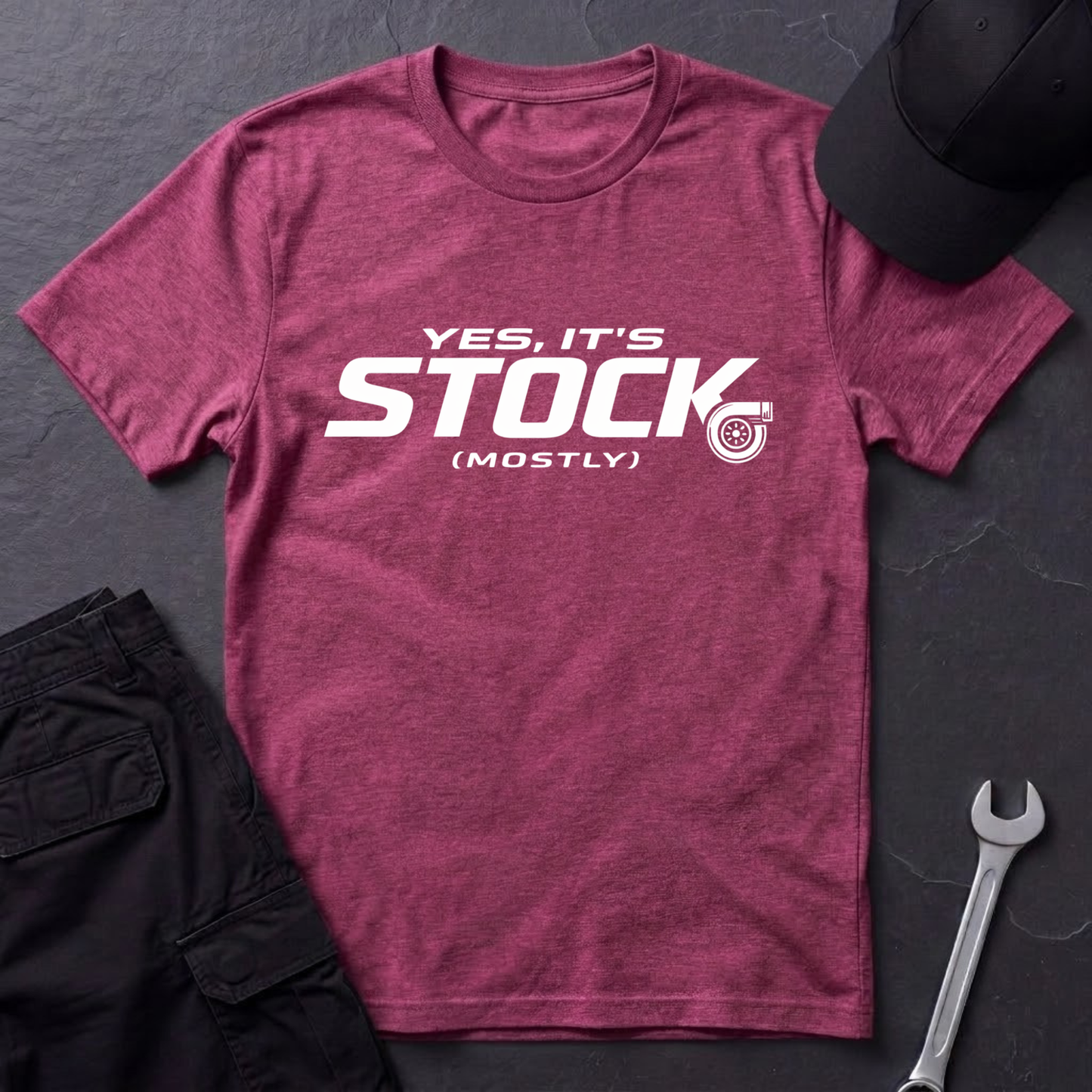Yes, It's Stock, Mostly  T-Shirt