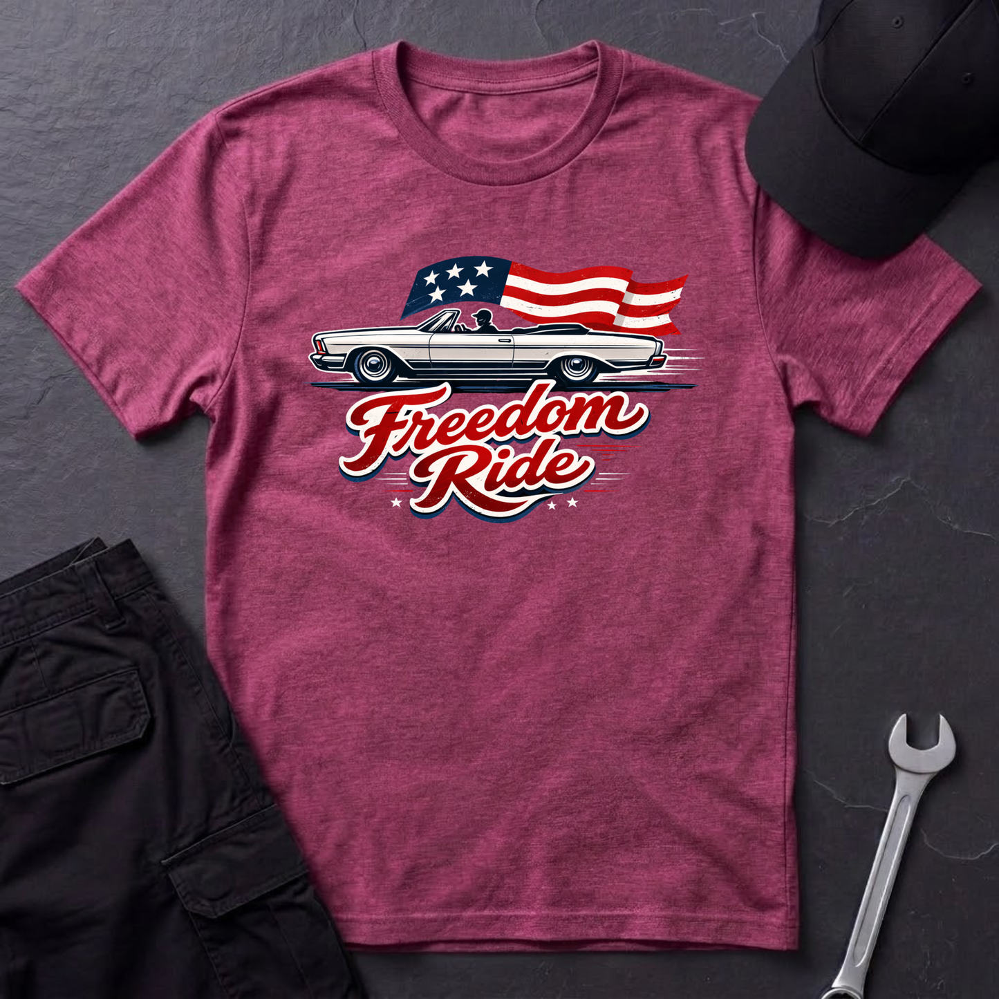 Freedom Ride Flag T-Shirt