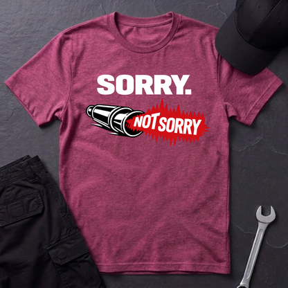 Sorry. Not Sorry. white  T-Shirt