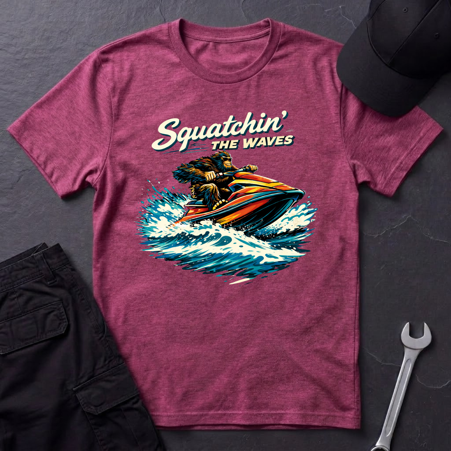 Squatchin' The Waves  T-Shirt