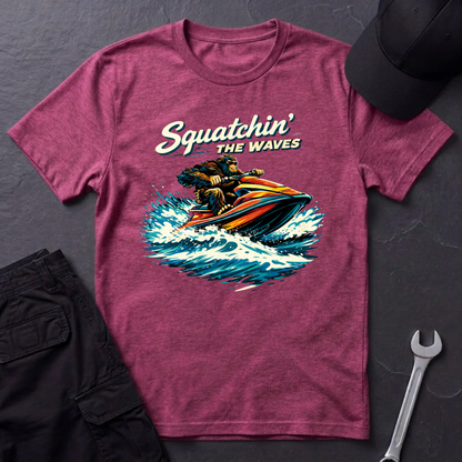 Squatchin' The Waves  T-Shirt