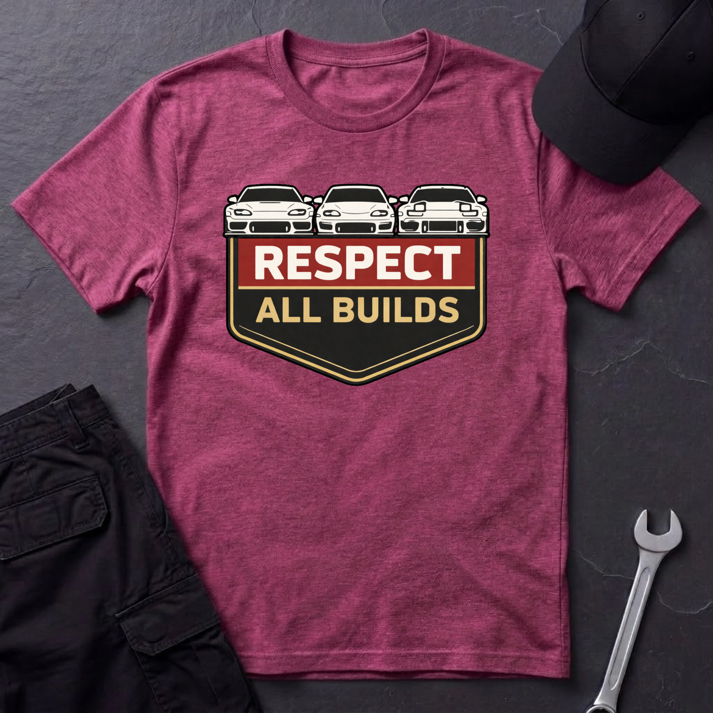 Respect All Builds  T-Shirt