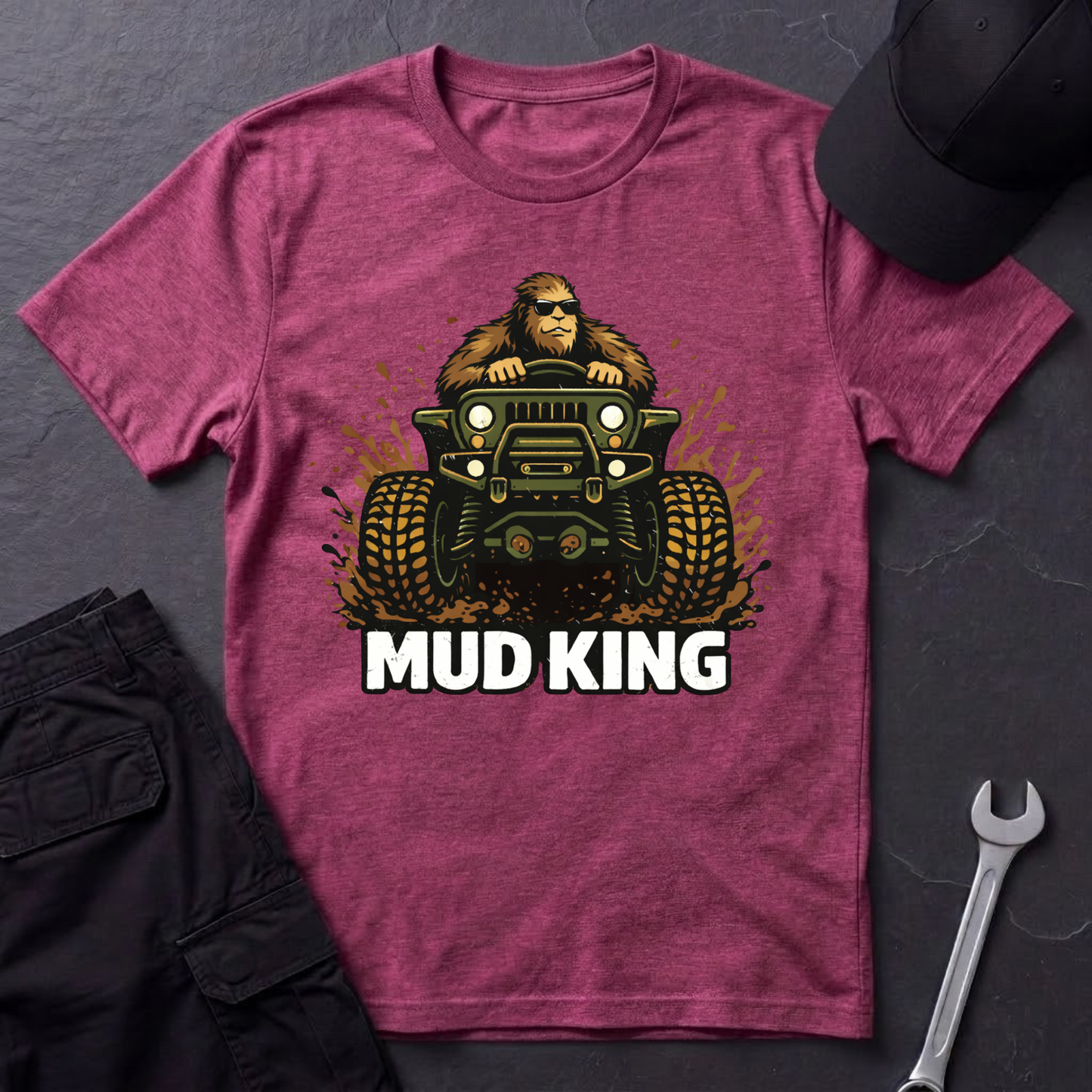 Mud King Bigfoot  T-Shirt