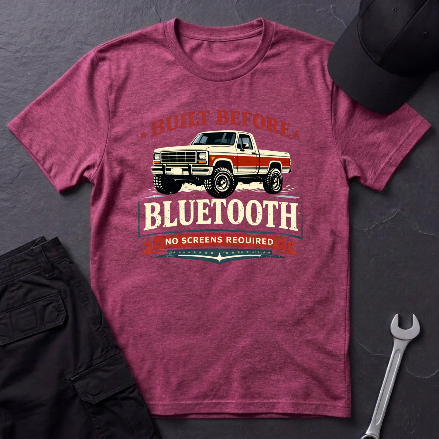 Before Bluetooth Bullnose T-Shirt