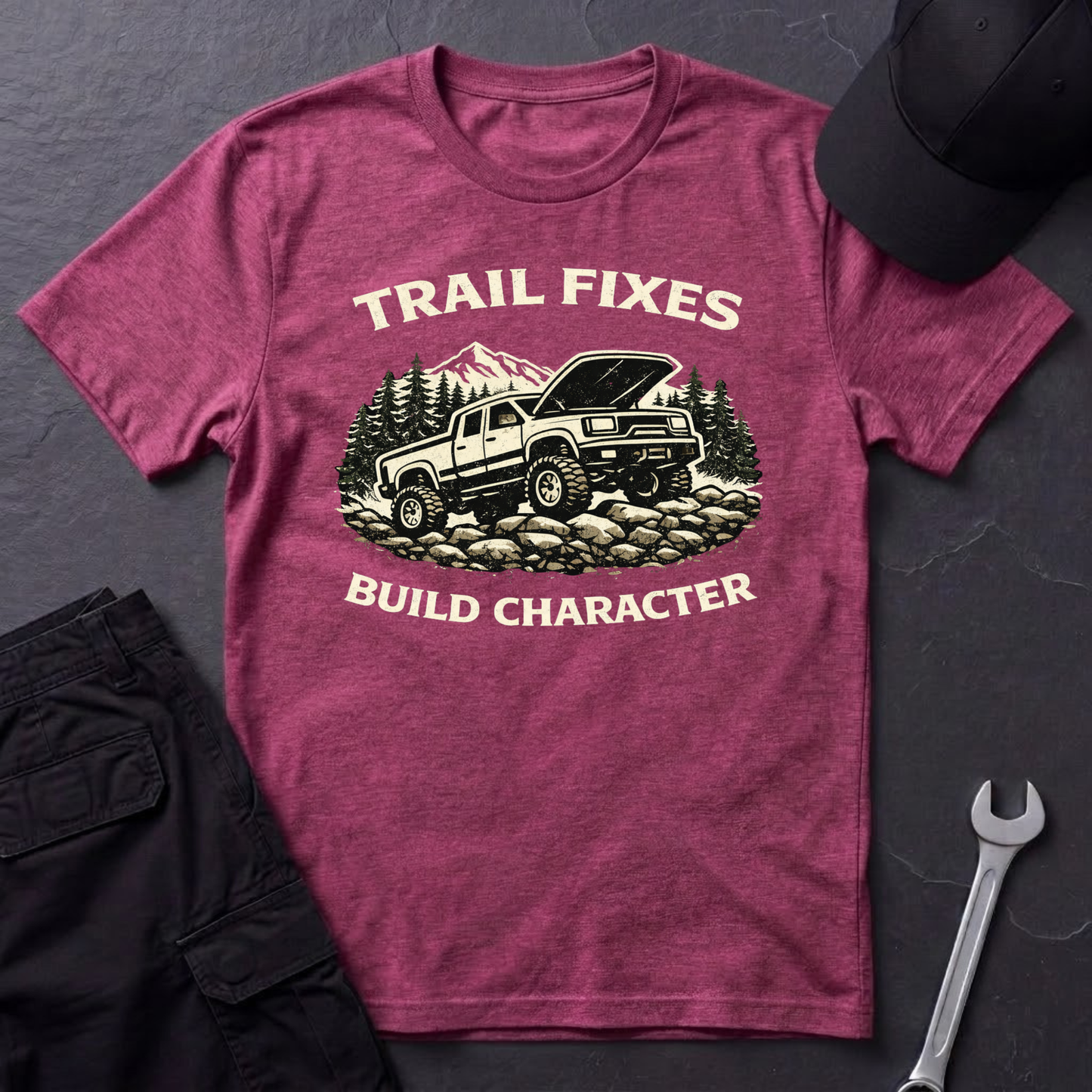 Trail Fixes Build Character  T-Shirt