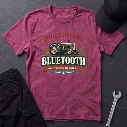 Before Bluetooth Tractor T-Shirt