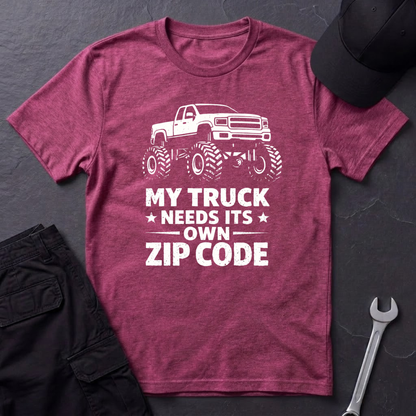 Truck Needs Zip Code  T-Shirt