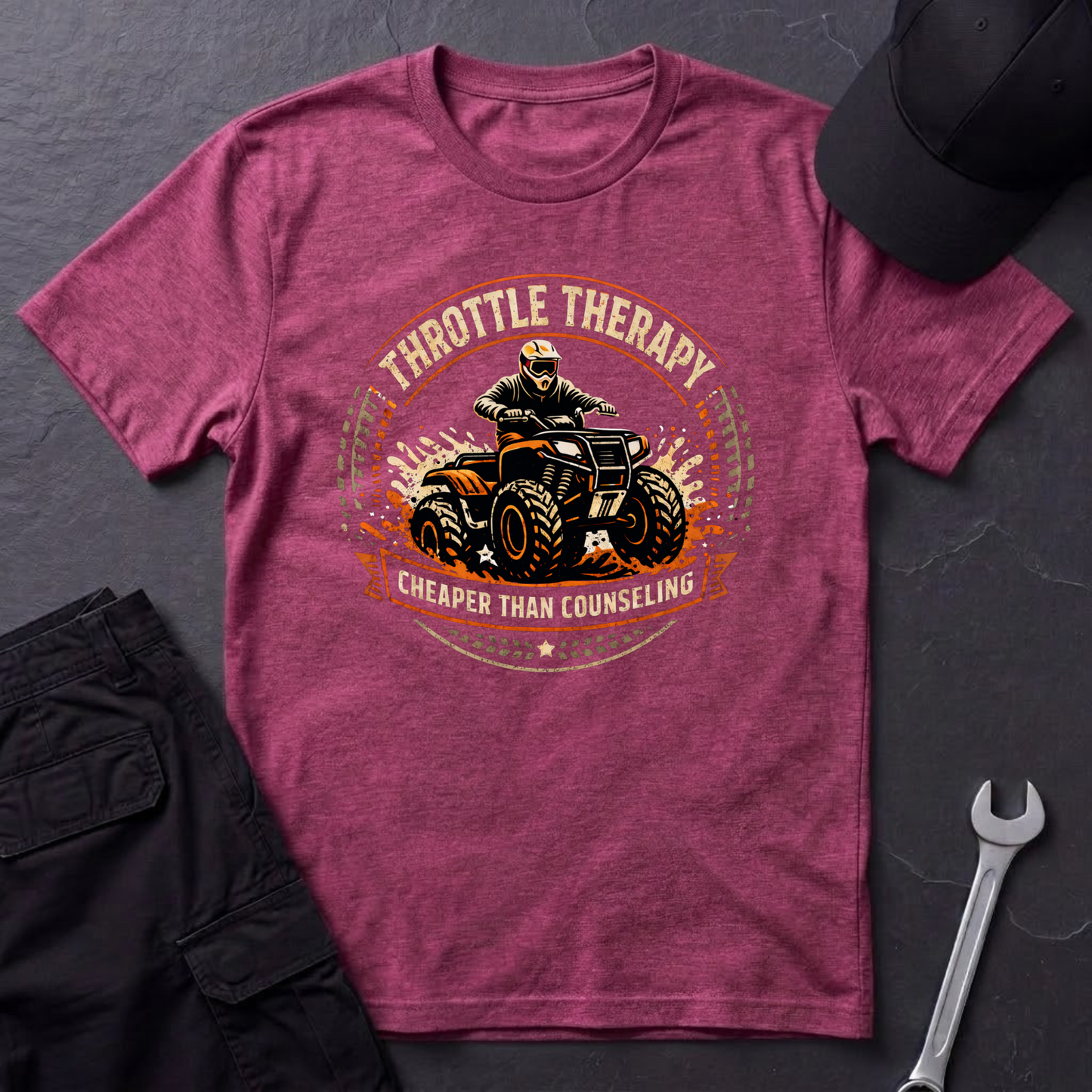 Throttle Therapy Quad  T-Shirt