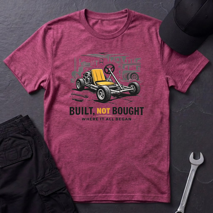 Built Not Bought Go-Cart dark T-Shirt