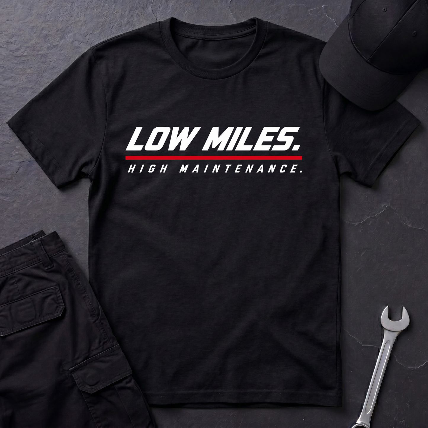 Low Miles.   T-Shirt