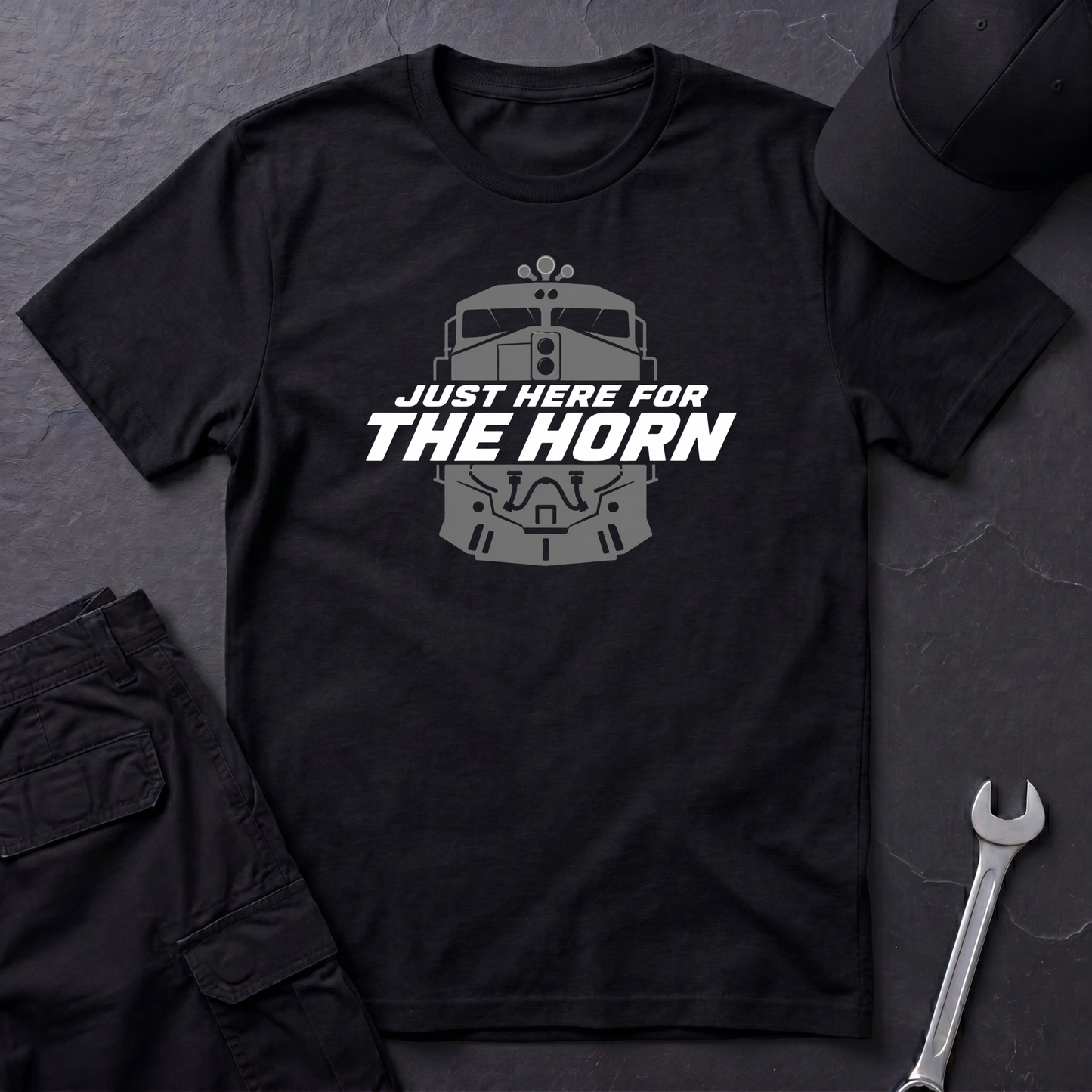 Just Here For The Horn   T-Shirt