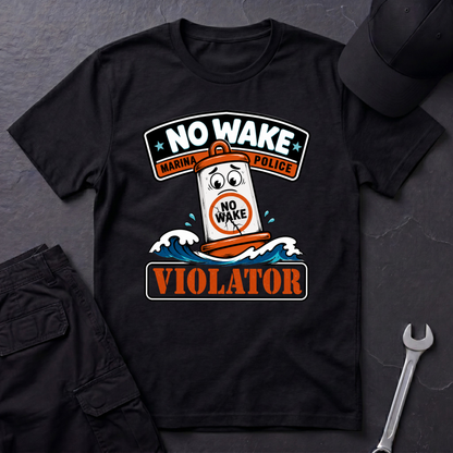 No Wake Violator  T-Shirt