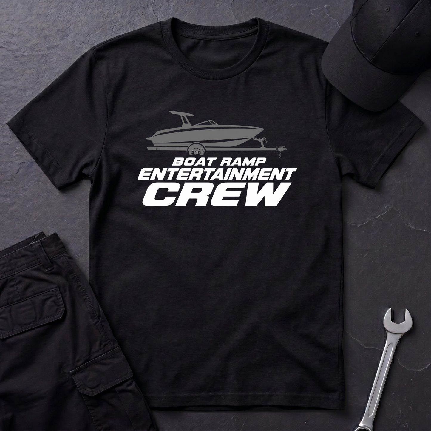 Boat Ramp Entertainment Crew   T-Shirt